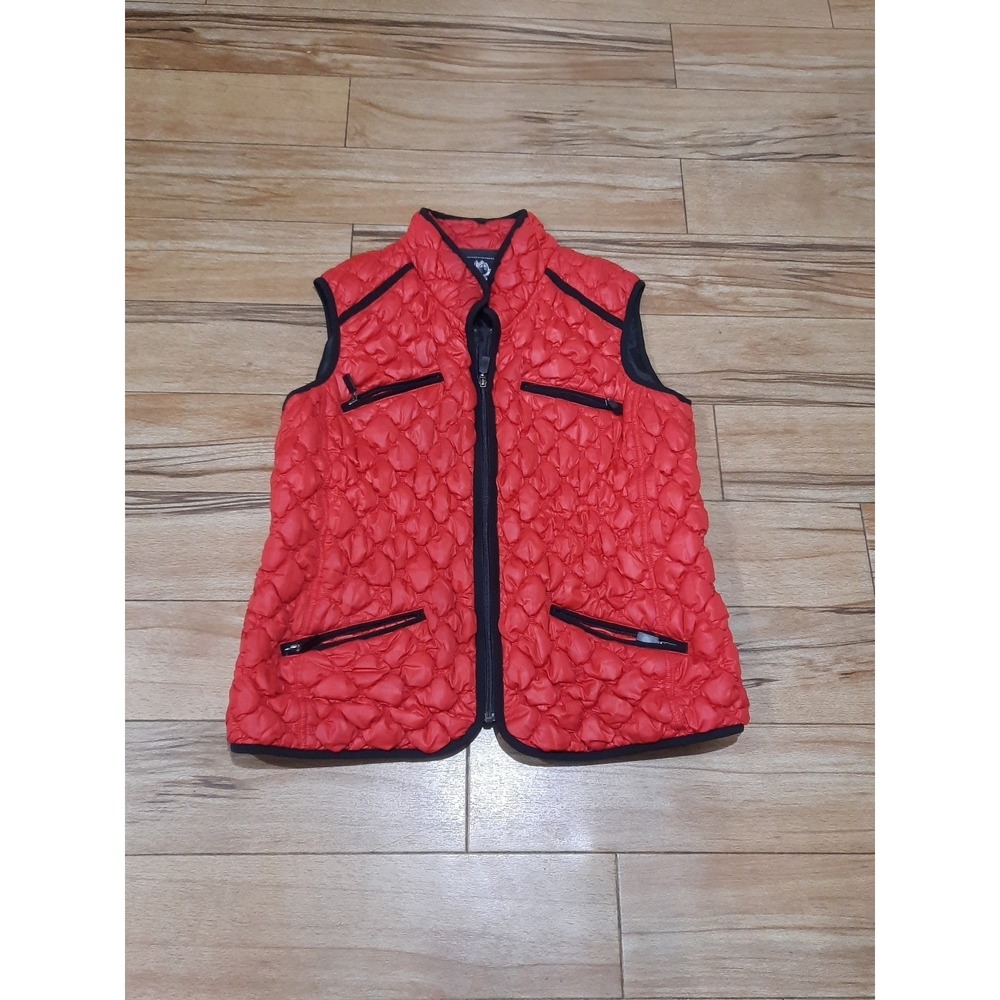 Vintage Abbie Mags Women's Red Quiltedโ Vest
